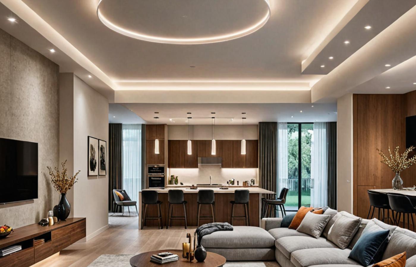 Modern lighting design showcase